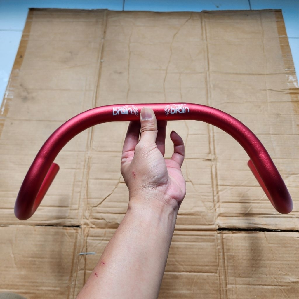 Trackbar Stang Sepeda Fixie Brain Aluminium Alloy Standart 25.4