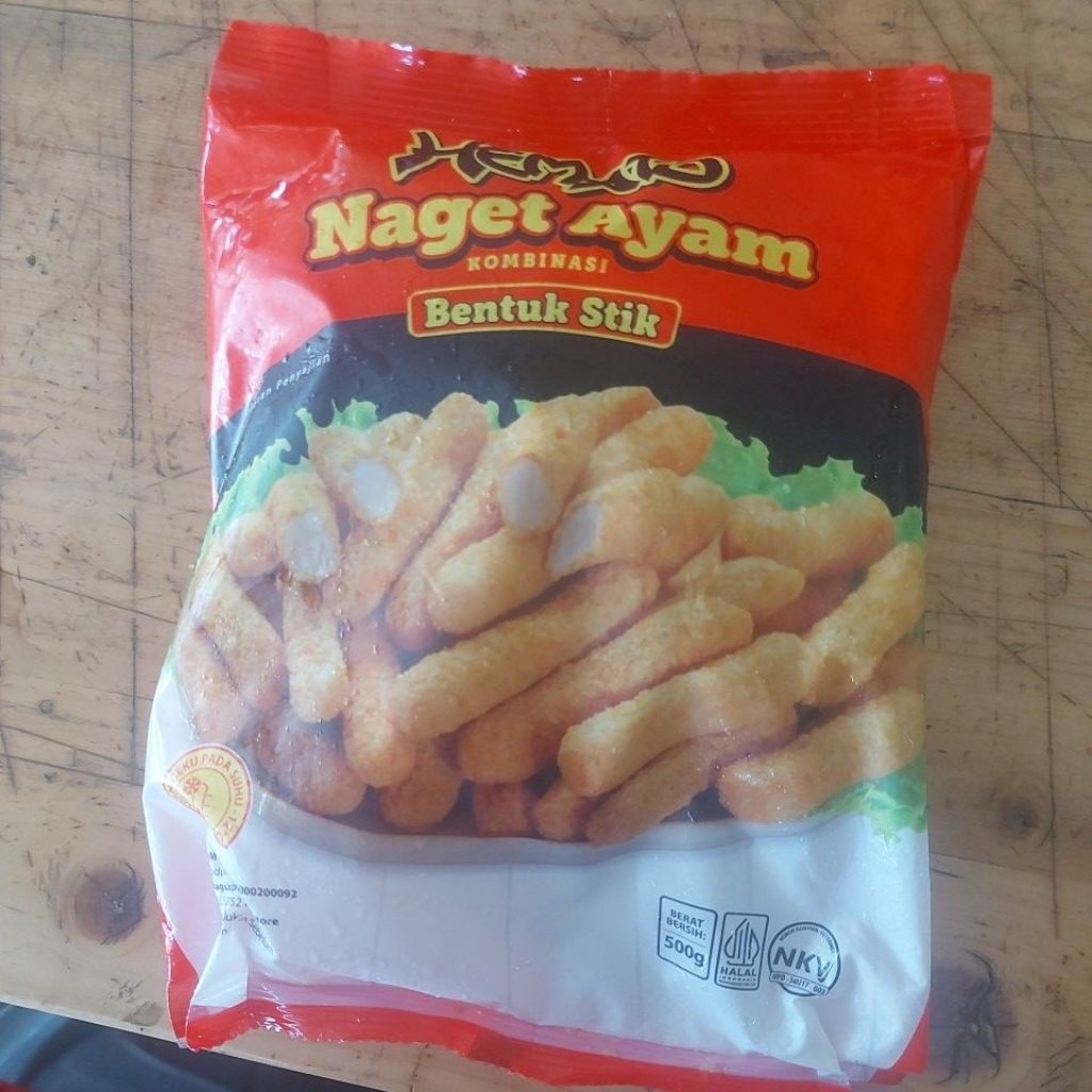 

HEMATO NUGGET AYAM BENTUK STIK 500GR