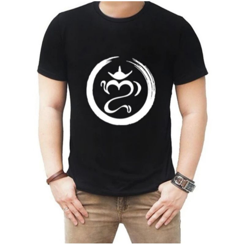 Kaos Baju Hindu Logo Omkara Ongkara Custom UNISEX Katun