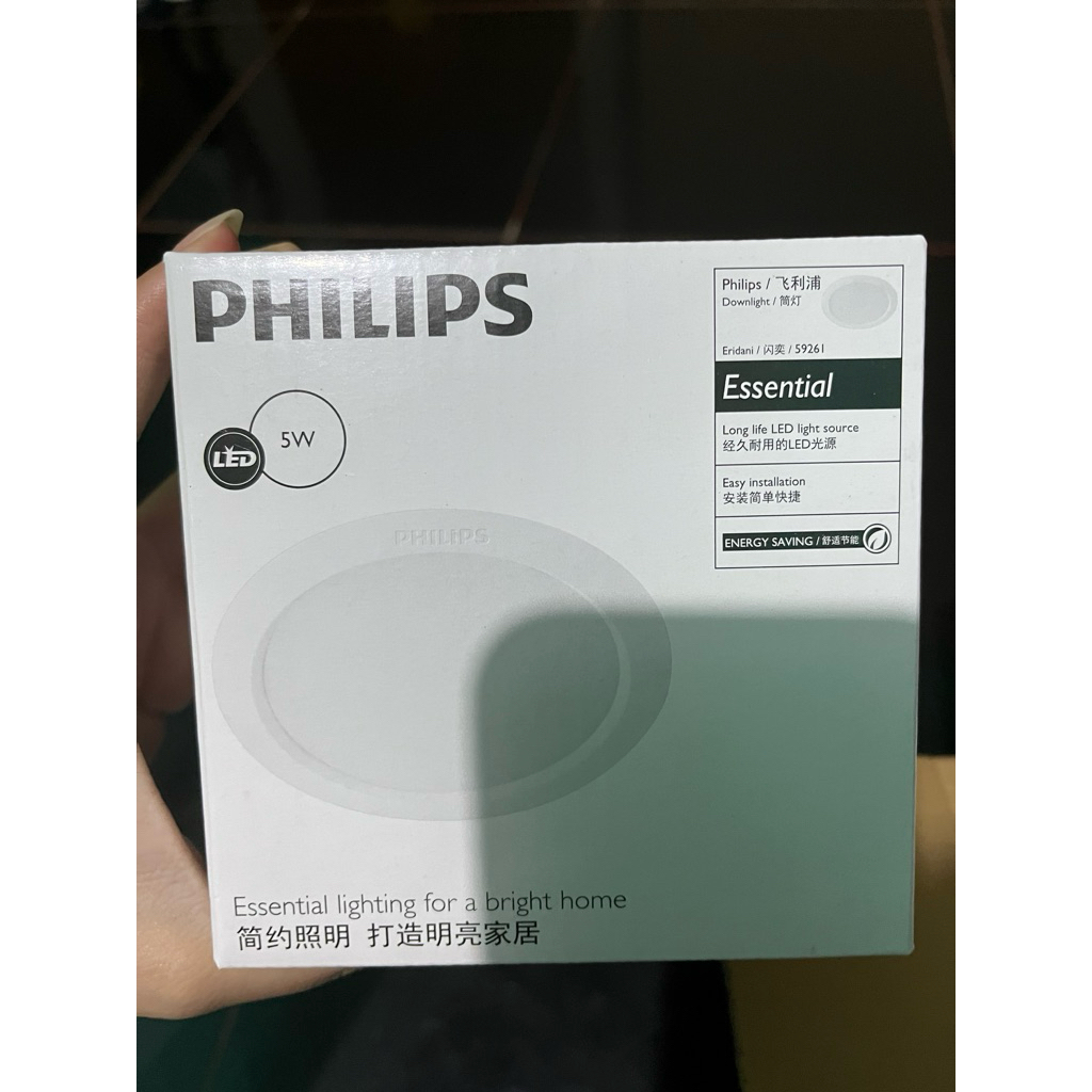 lampu downlight philips 5 watt