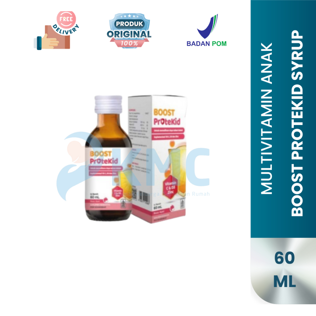 BOOST PROTEKID SIRUP 60 ML - Vitamin Anak vit C, D Dan Zinc