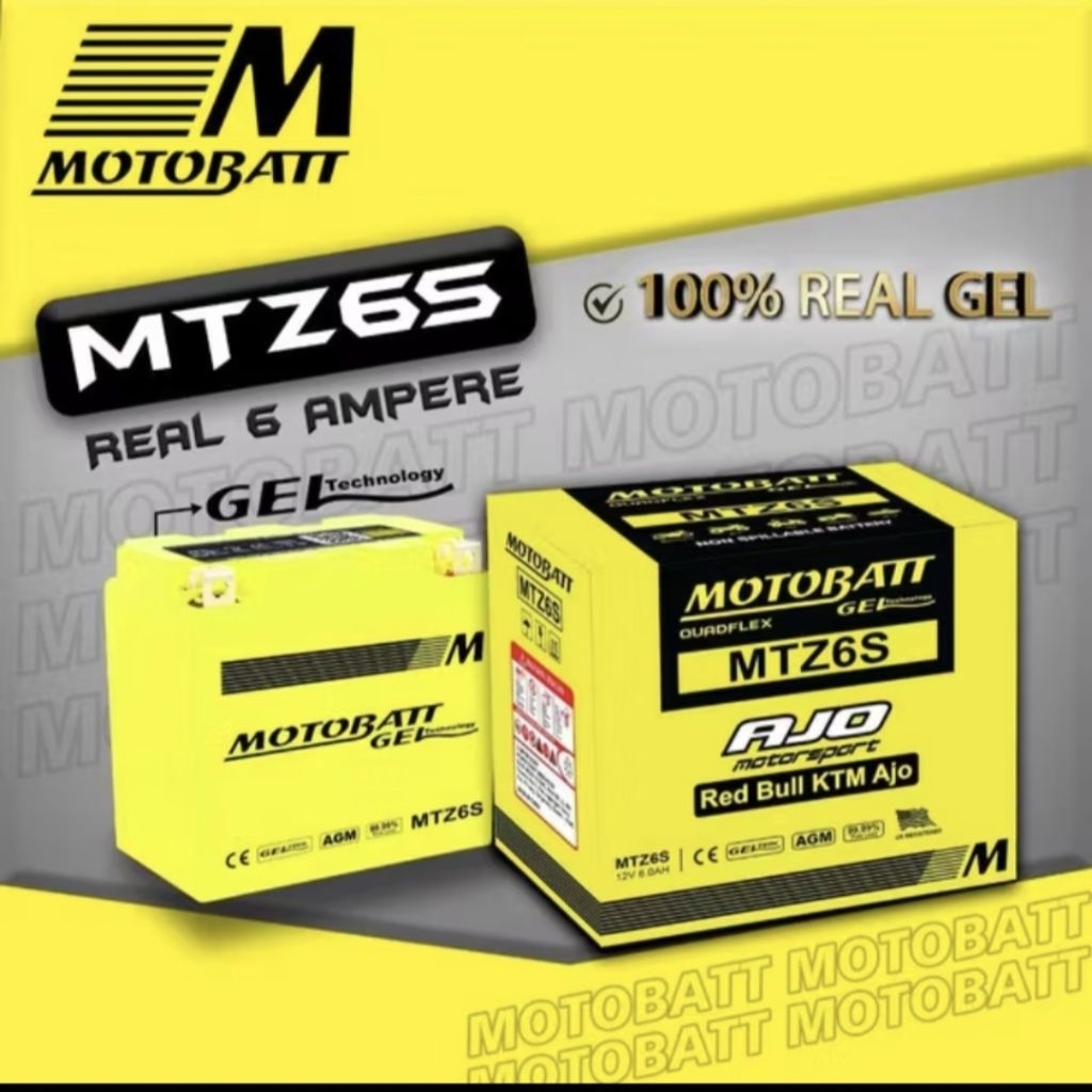 Aki Motobatt Vario 125 150 160 Nmax Old Cbr Satria Fu Original Dijamin 100%