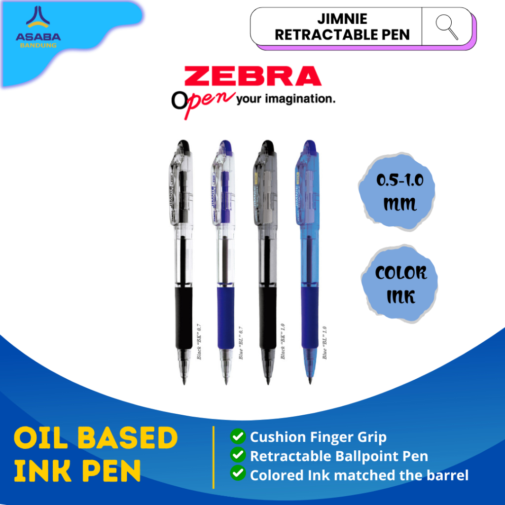 

Asaba Bandung - Zebra Jimnie Retractable fine