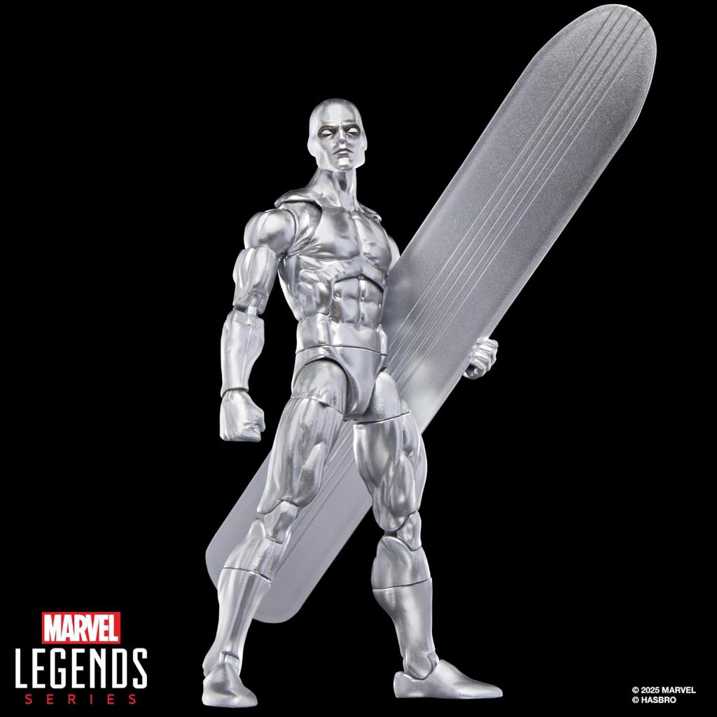 READY MARVEL LEGENDS SERIES SILVER SURFER, SILVER SURFER #1 (1968) AND FANTASTIC FOUR