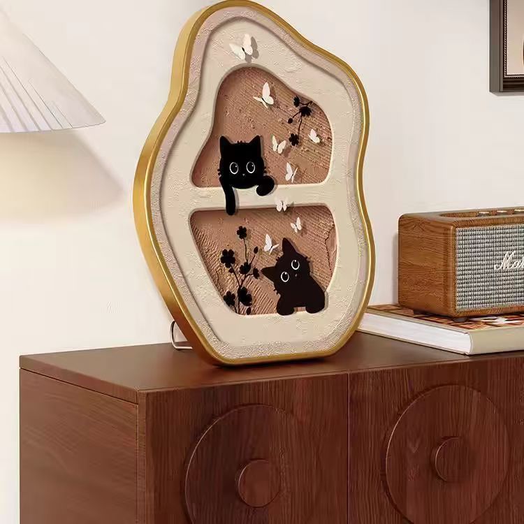 【Rumah Cantik Decor】Bingkai Lukisan Hiasan Dinding Ruang Tamu Kamar Hotel Bergaya Retro