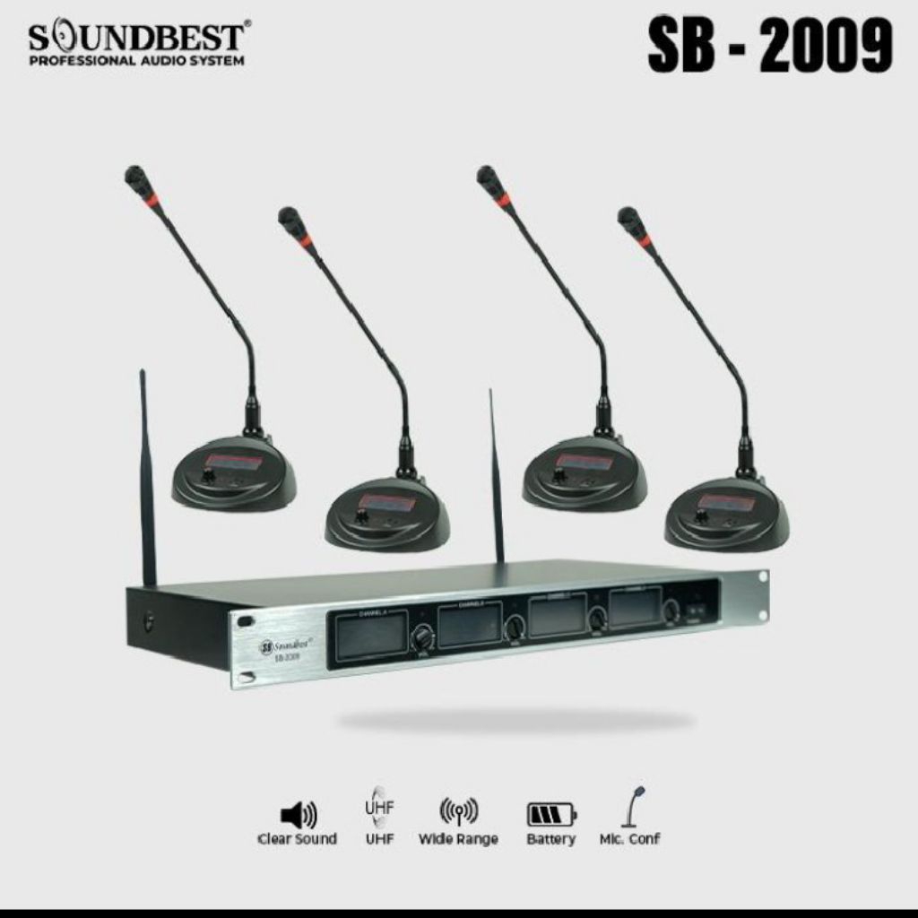 Mic wireless conference podium soundbest SB 2009