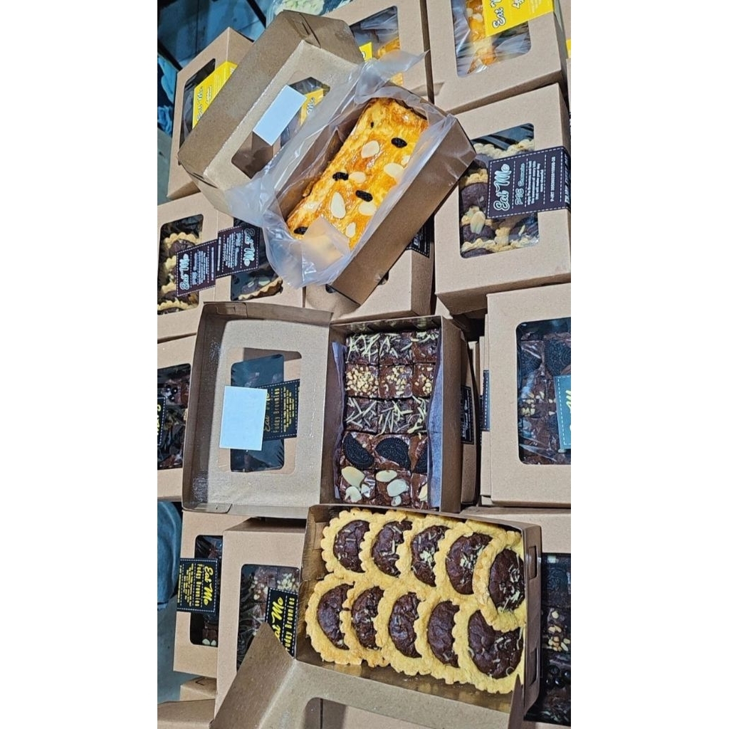 

Brownies Fudgy Mini, Pie Mini Cokelat, Kue Lekker Holland