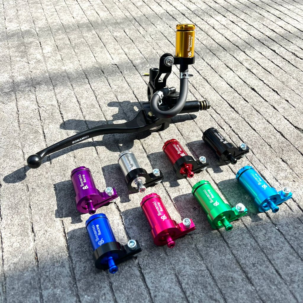 HANDLE REM KANAN / MASTER REM KANAN PLUS TABUNG MINYAK BONAMICI  INCLUDE BAUT SELANG PNP TABUNG HAND