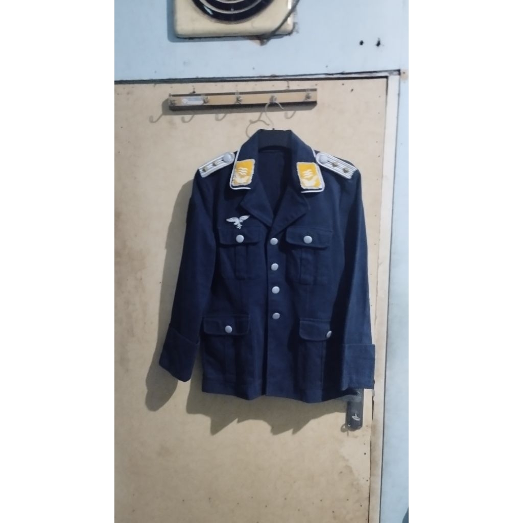 Seragam/Tunic Luftwaffe Officer WW2 German Angkatan Udara Jerman Wehrmacht