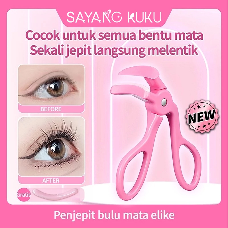 Eyelash Curler Sunflower 3D Eyelash Curler/ Penjepit Bulu Mata Alat Rias Mata Long-Lasting Curler