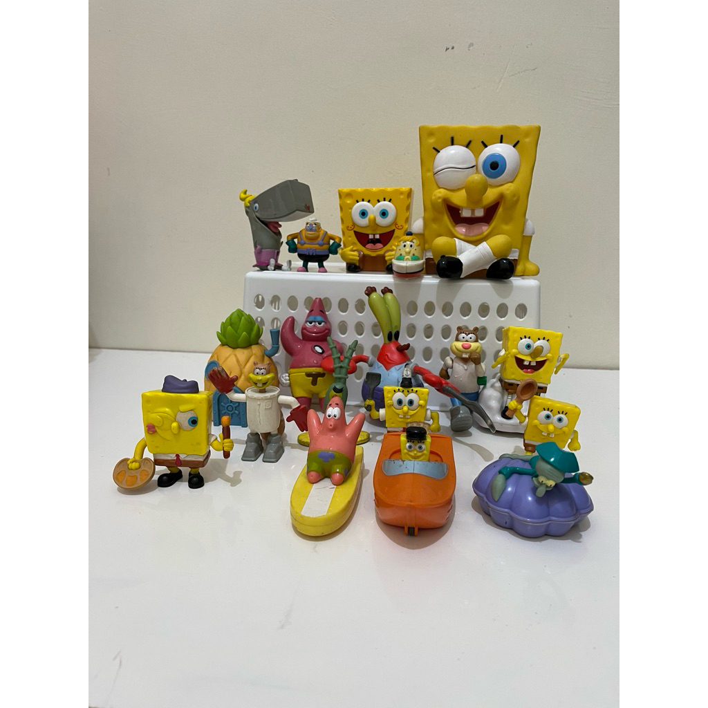 Spongebob and Friends Original Mainan Koleksi Figure Happy meal MCD Mc Donalds KFC Burger King