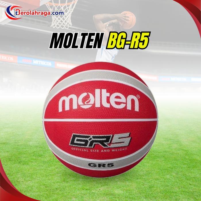 Bola Basket MOLTEN BG-R5 BGR5 GR5 BGR Red Blue Merah Biru 100% ORIGINAL / Bola Basket Ball Basketbal