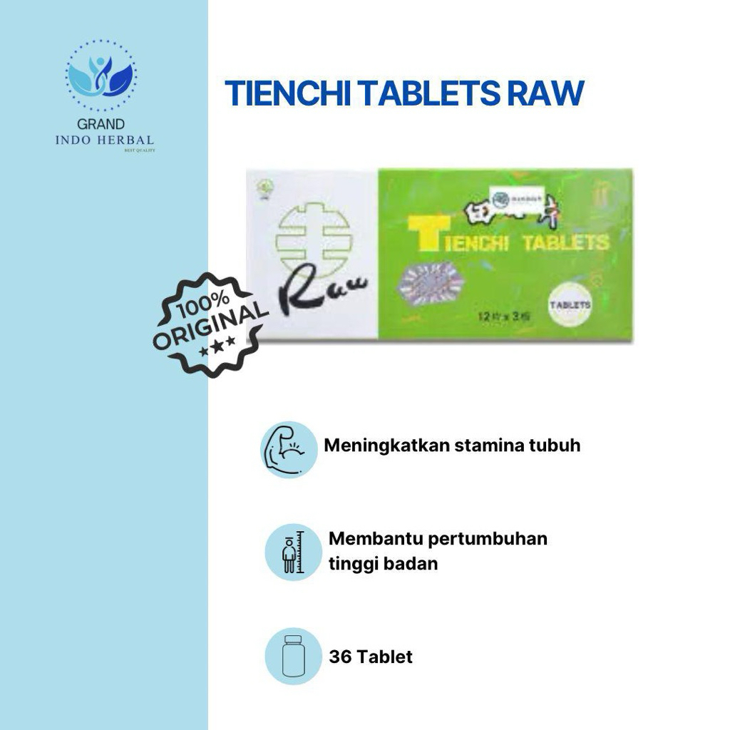 tienchi tablets raw
