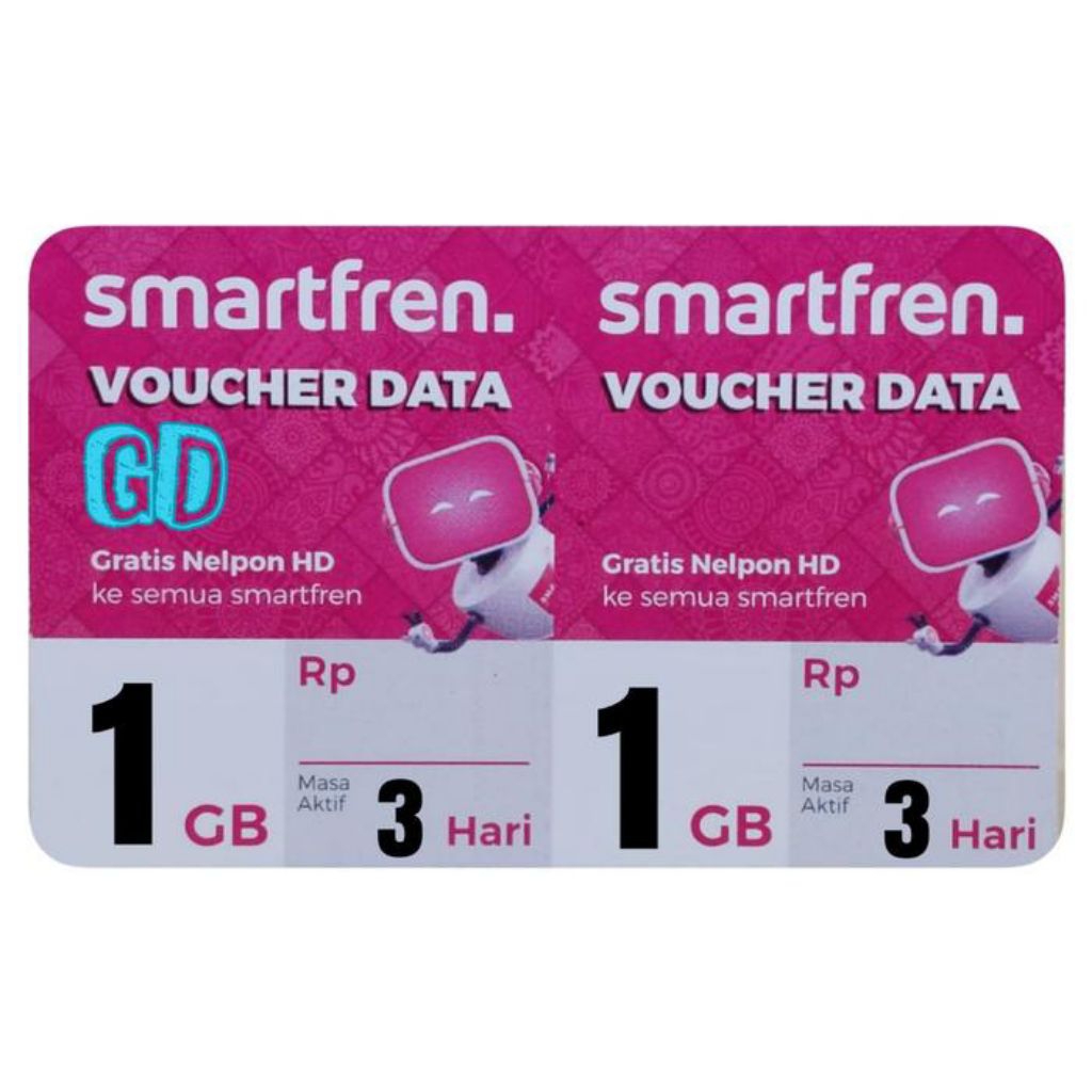 Voucher Smartfren 1gb 3hari