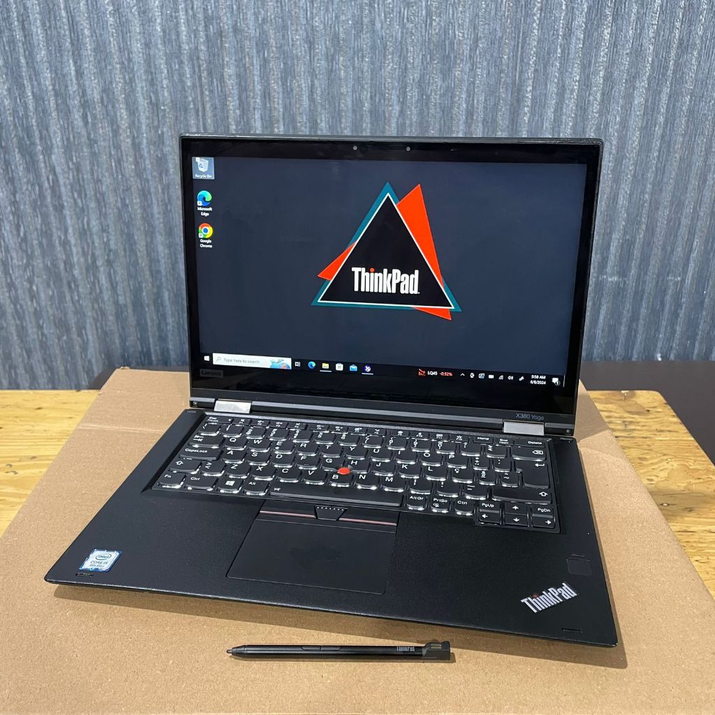 LAPTOP SECOND,Lenovo Thinkpad Yoga X380, (Touchscreen), Layar Flip, Bisa Jadi Tab 360°, Core i5 - 83