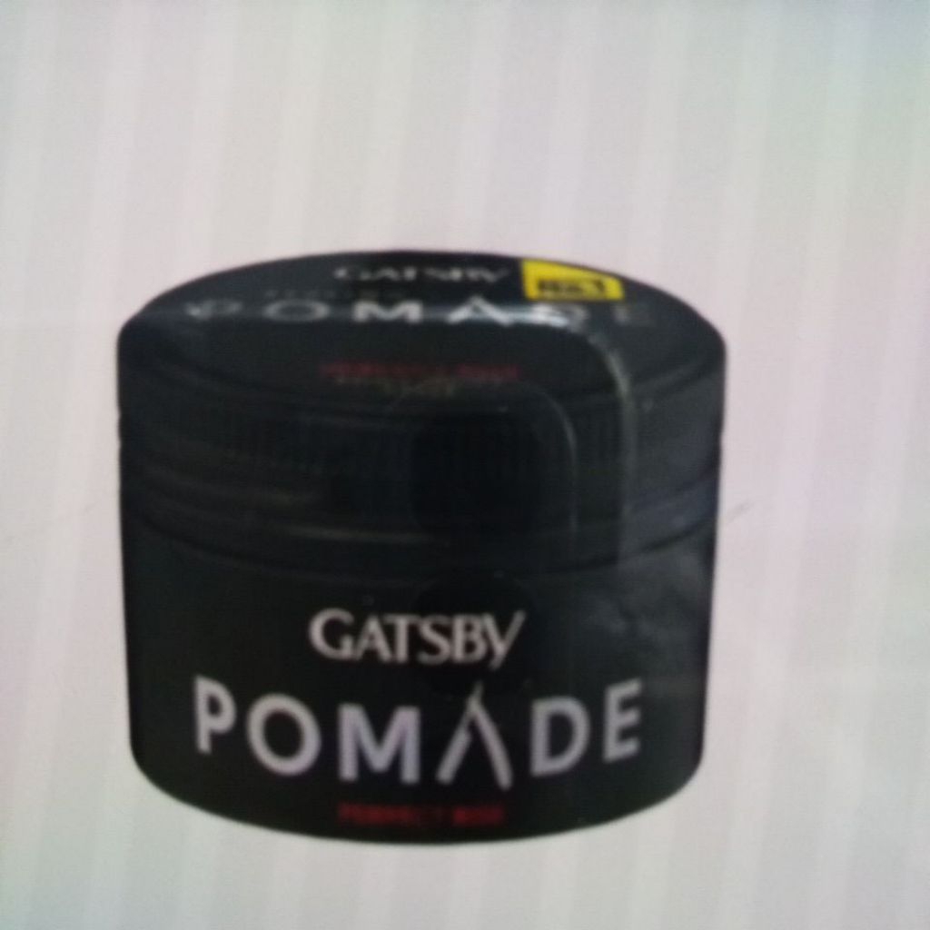 GATSBY POMADE WATER BASE STRONG HARD Hitam 75 gr/Minyak Rambut Pria