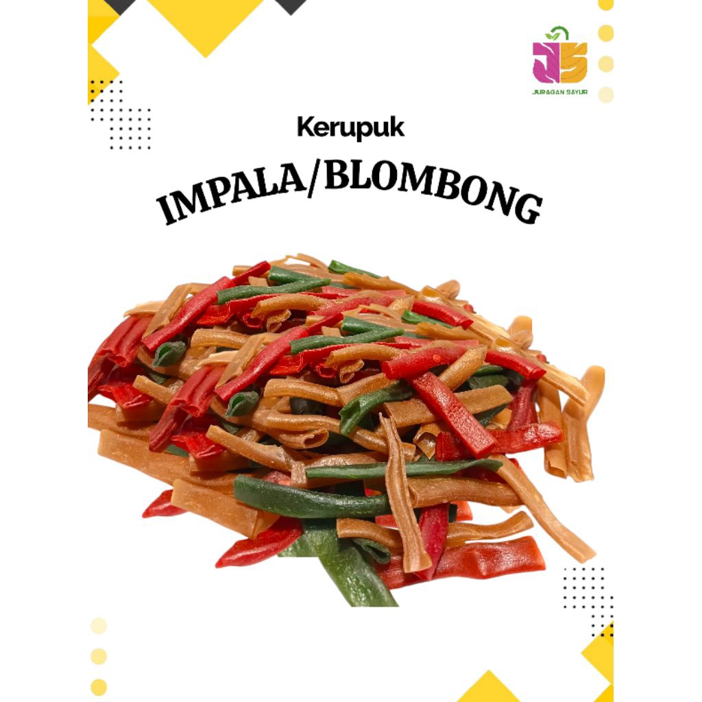 

KERUPUK IMPALA PANJANG BESAR krupuk mentah Blombong 250grm