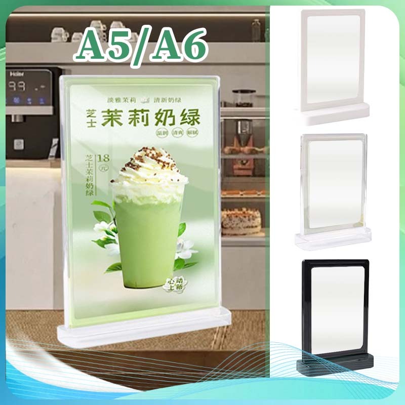 

A5 A6 Display Menu Cafe Holder Untuk Cafe Atau Rumah Makan Standing Menu Meja Tipe T Makan Sign Holder