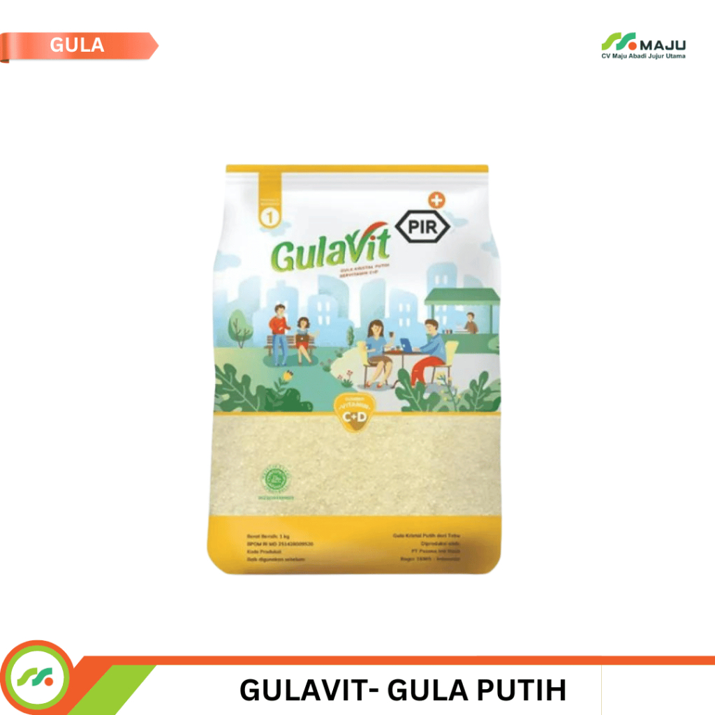 GULAVIT GULA PUTIH 250 GRAM PER PCS