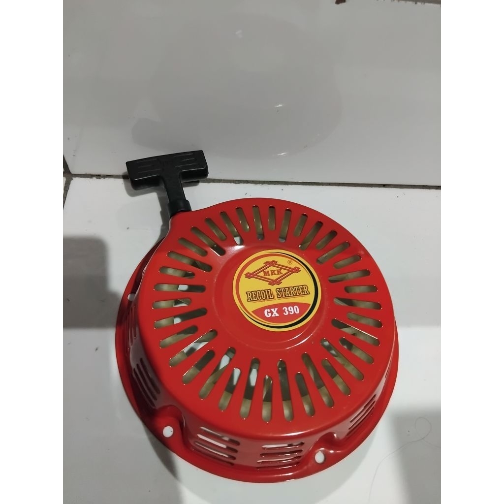 Stater Assy Mesin Penggerak Bensin 13PK GX390 PLAT BESI / Recoil Stater Assy Engine Bensin GX390 / S