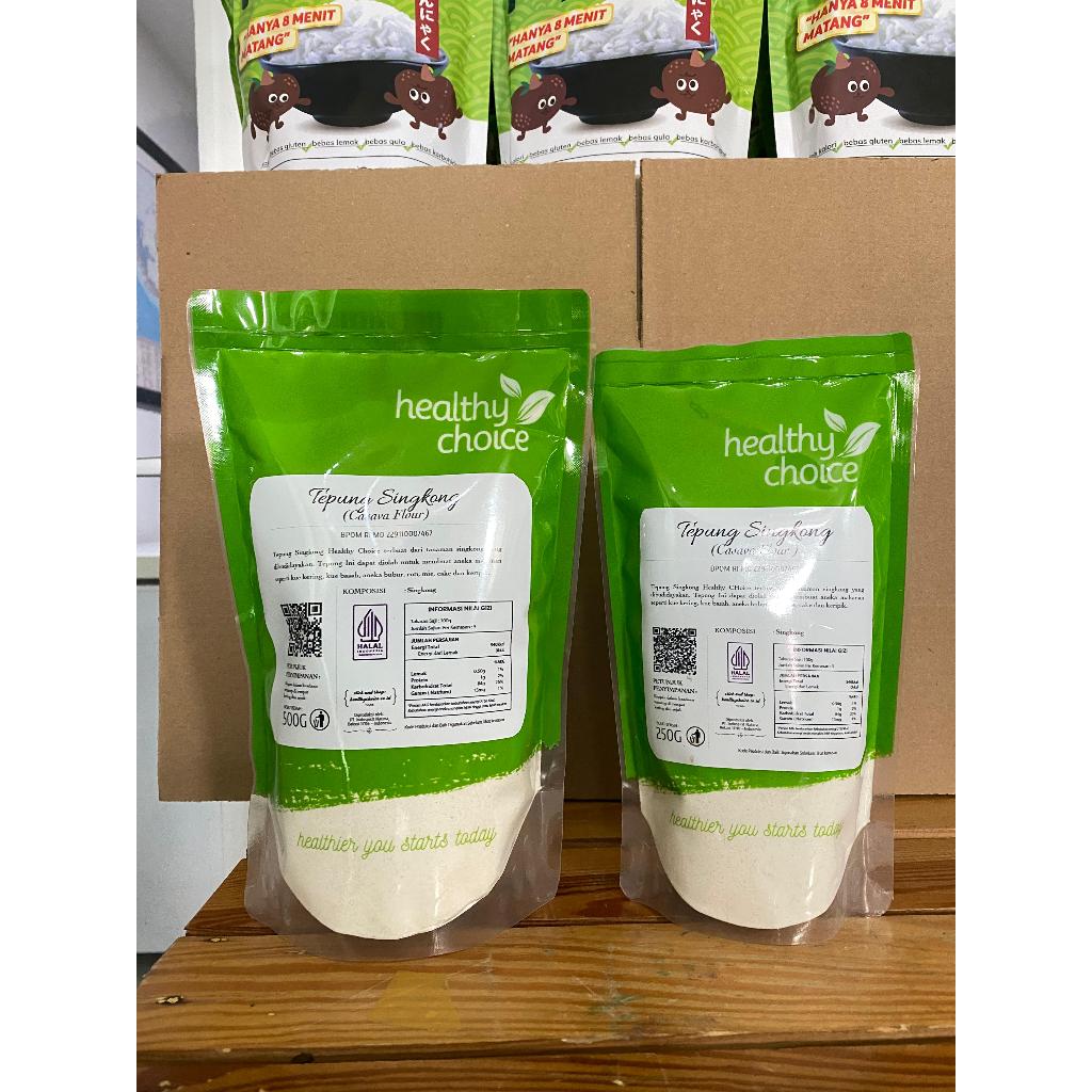 

Healthy Choice Tepung Singkong Natural 500 gr - Tepung Singkong 250 gr - Tepung Ubi