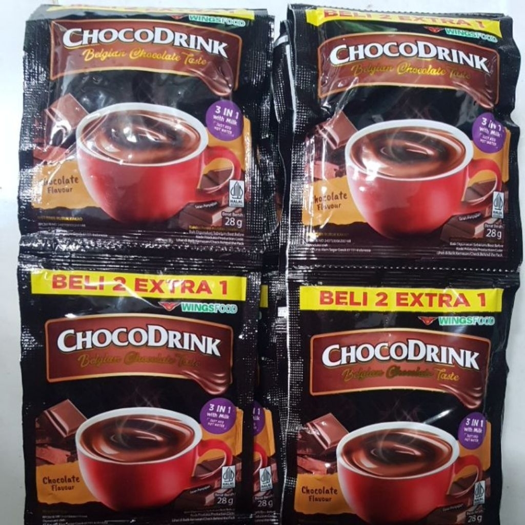 

Chocodrink 1 Renceng Kemasan baru isi 15 sachet