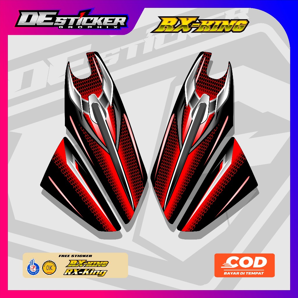 Striping Original RX KING original 2007 Sticker Variasi Rx king
