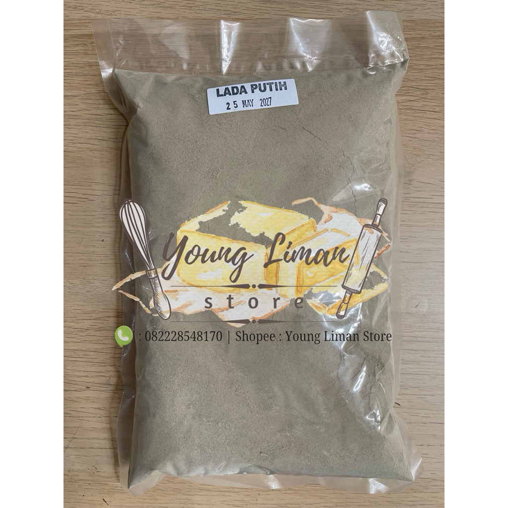 

Lada Putih Bubuk Original 1kg
