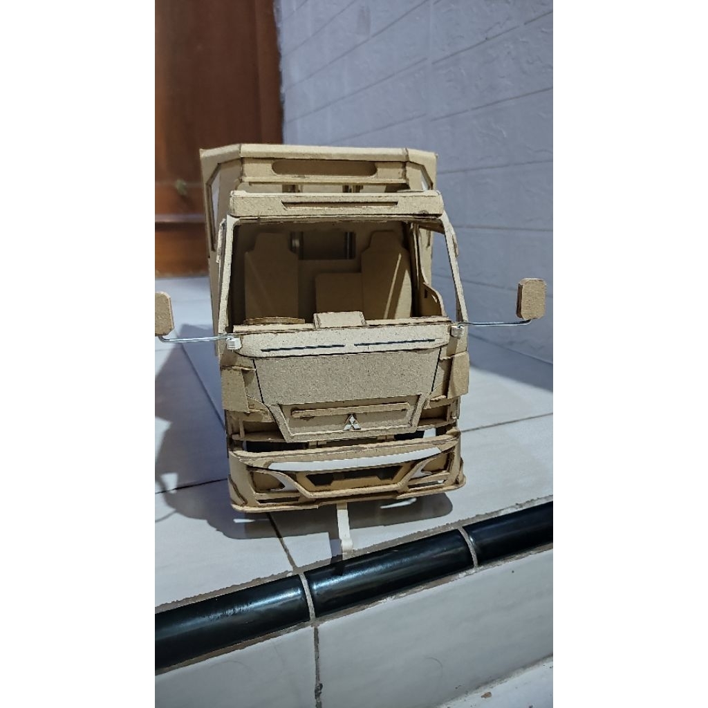 miniatur truk canter skala 14, model wahyu abadi