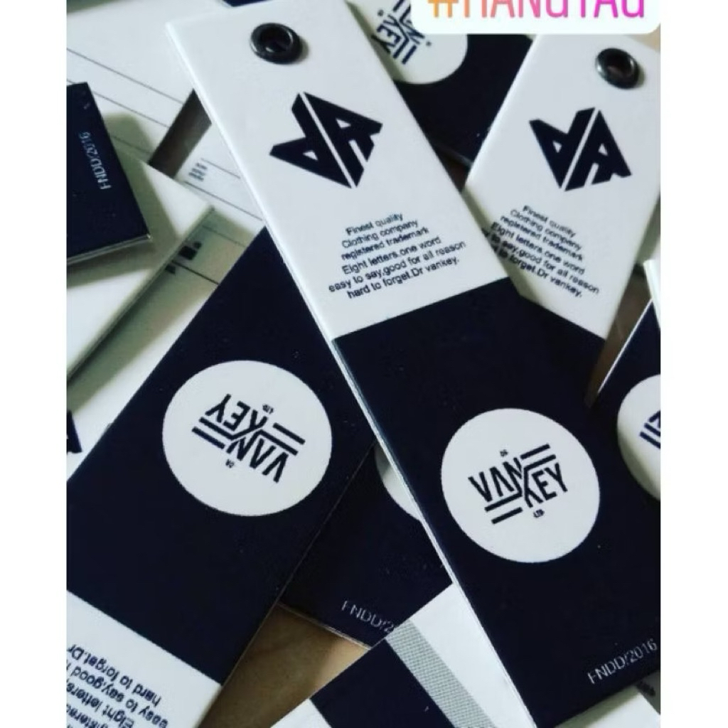 

(FREE DESIGN) Label hangtag print distro bahan 700gsm, label premium, label custom, label brand, label fullcolor