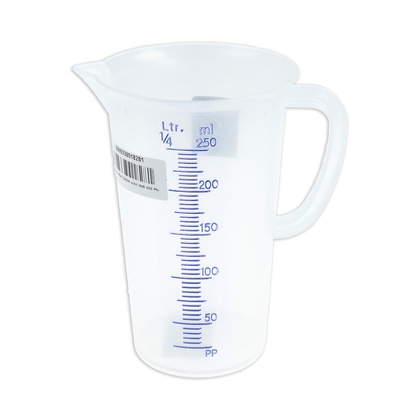 GREEN LEAF 1828 GELAS UKUR TAKAR PLASTIK 250ML MEASURING CUP  250 ML