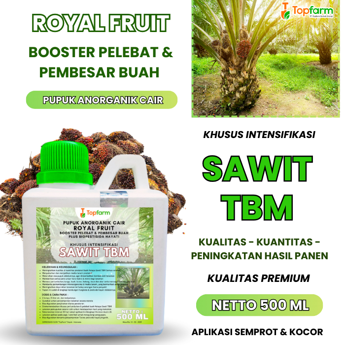 Pupuk Cair Buat Kelapa Sawit/ Pupuk Booster Kelapa Sawit/ Pupuk Penyubur Daun Dan Batang Kelapa Sawi