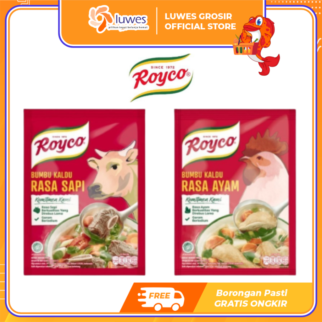 

Royco Bumbu Kaldu Ayam/Sapi 220 g/94 g Termurah