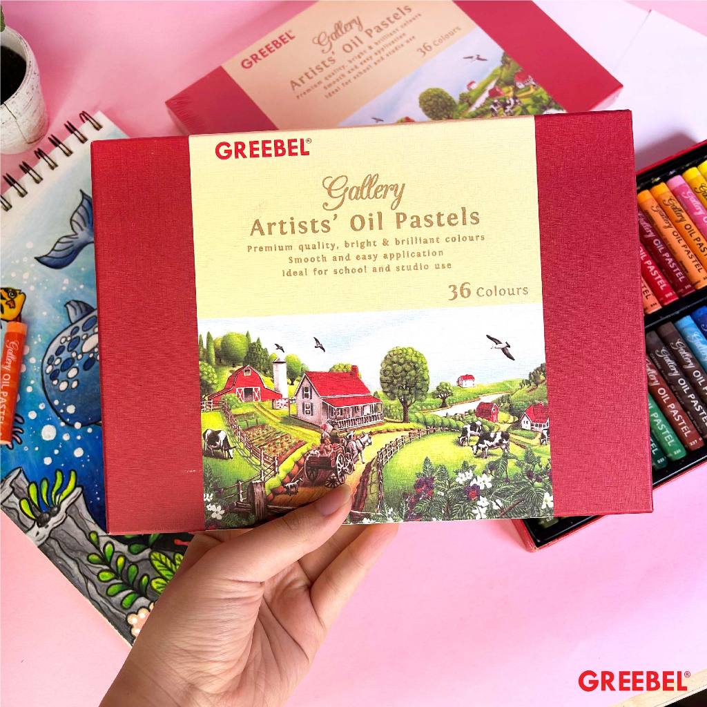 GREEBEL ARTIST OIL PASTEL 36 WARNA