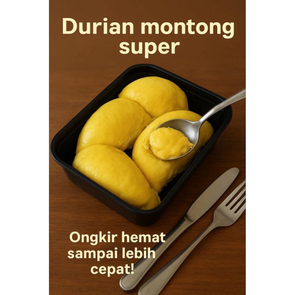 

DURIAN MONTONG KUPAS PILIHAN/DURIAN MONTONG KUALITAS AAA KING