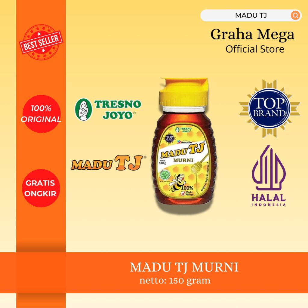 

MADU TJ MURNI Ukuran (150gr, 250gr, 500gr)