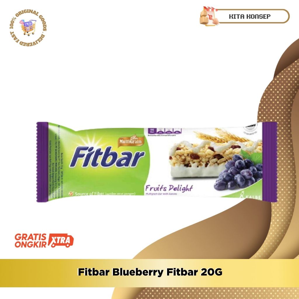

Fitbar Blueberry Fitbar 20G