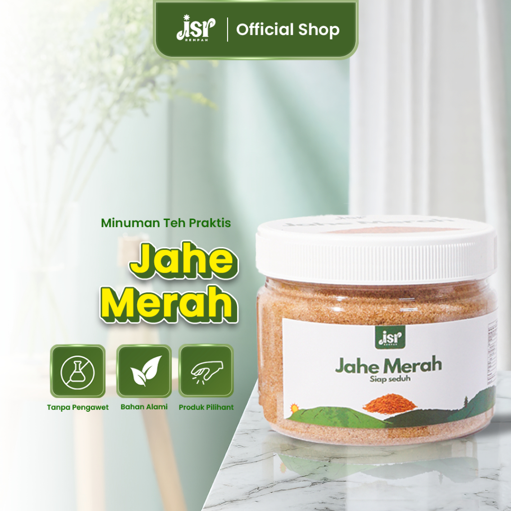 

JSR JAHE MERAH BUBUK 250G SIAP SEDUH SERBUK JAHE BUBUK MINUMAN JAHE MERAH