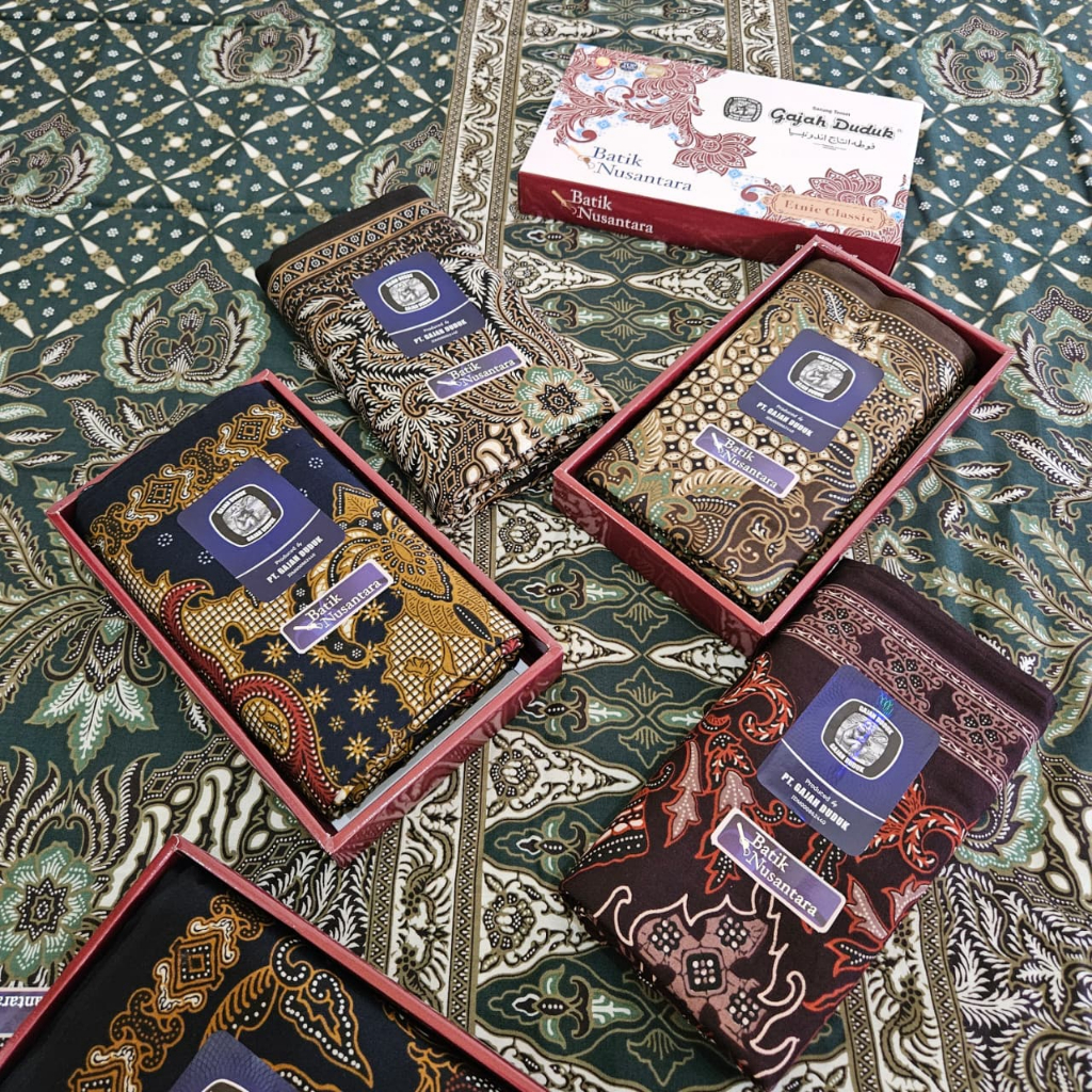{GROSIR} Sarung Gajah Duduk Batik Nusantara 100% Original PT Gajah Duduk