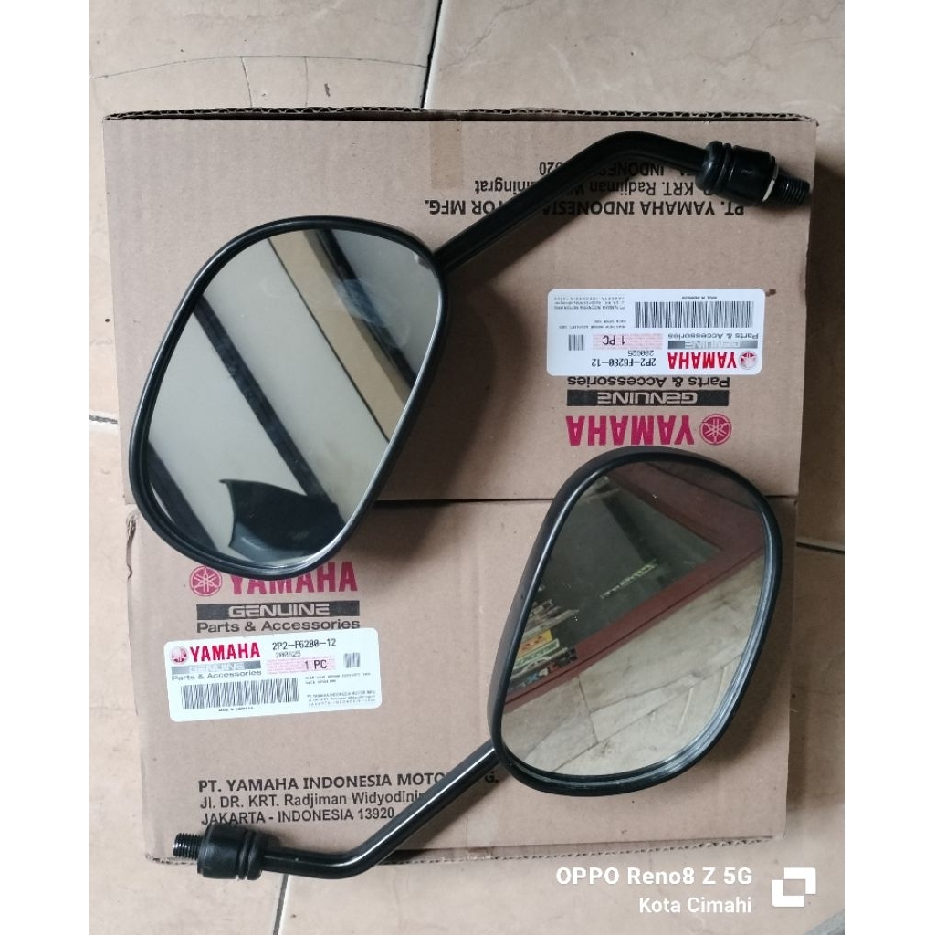 Spion 2p2 miror Assy kaca spion Yamaha F1zr Jupiter Mio Mio M3 ORI YGP