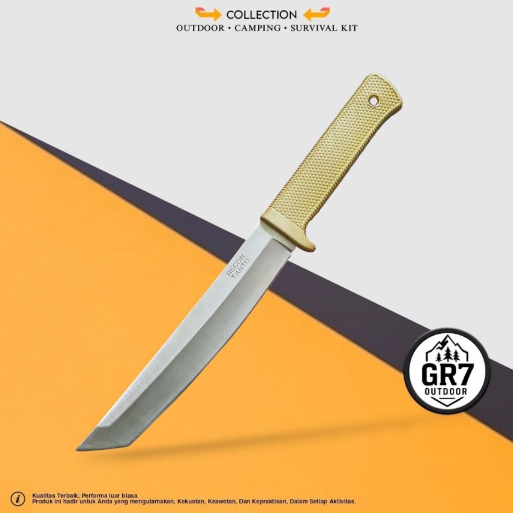 Pisau Survival Tanto Recon SK5 Cold Steel Outdoor / Pisau Tactical / Survival Kit