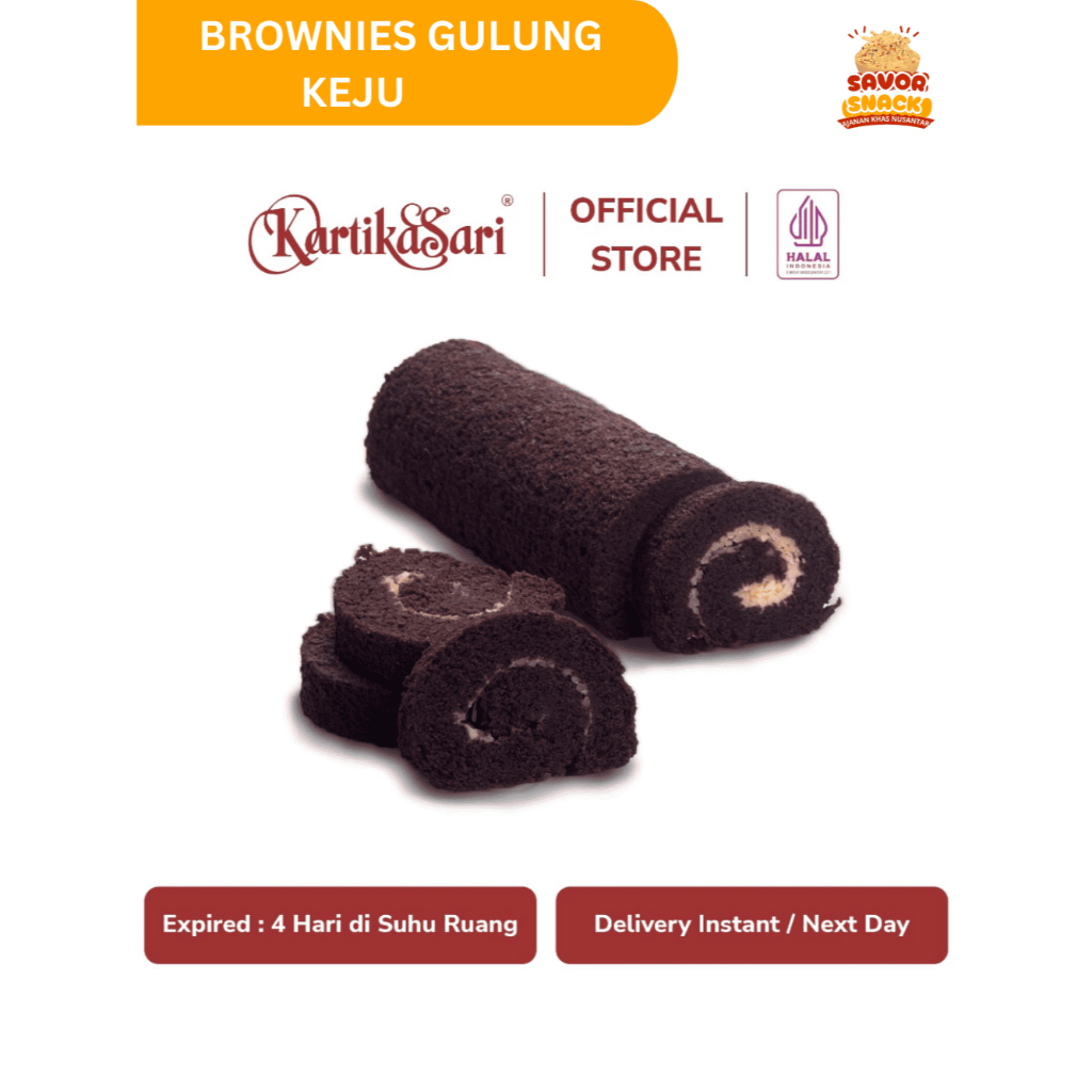 

Brownies Bronis Gulung Keju Kartika Sari