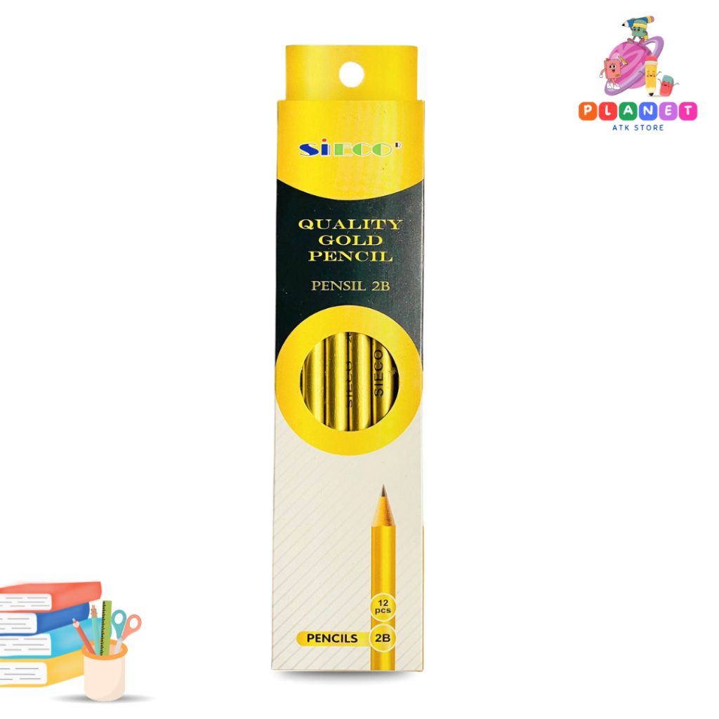 

Pensil 2B Sieco – isi 12 pcs