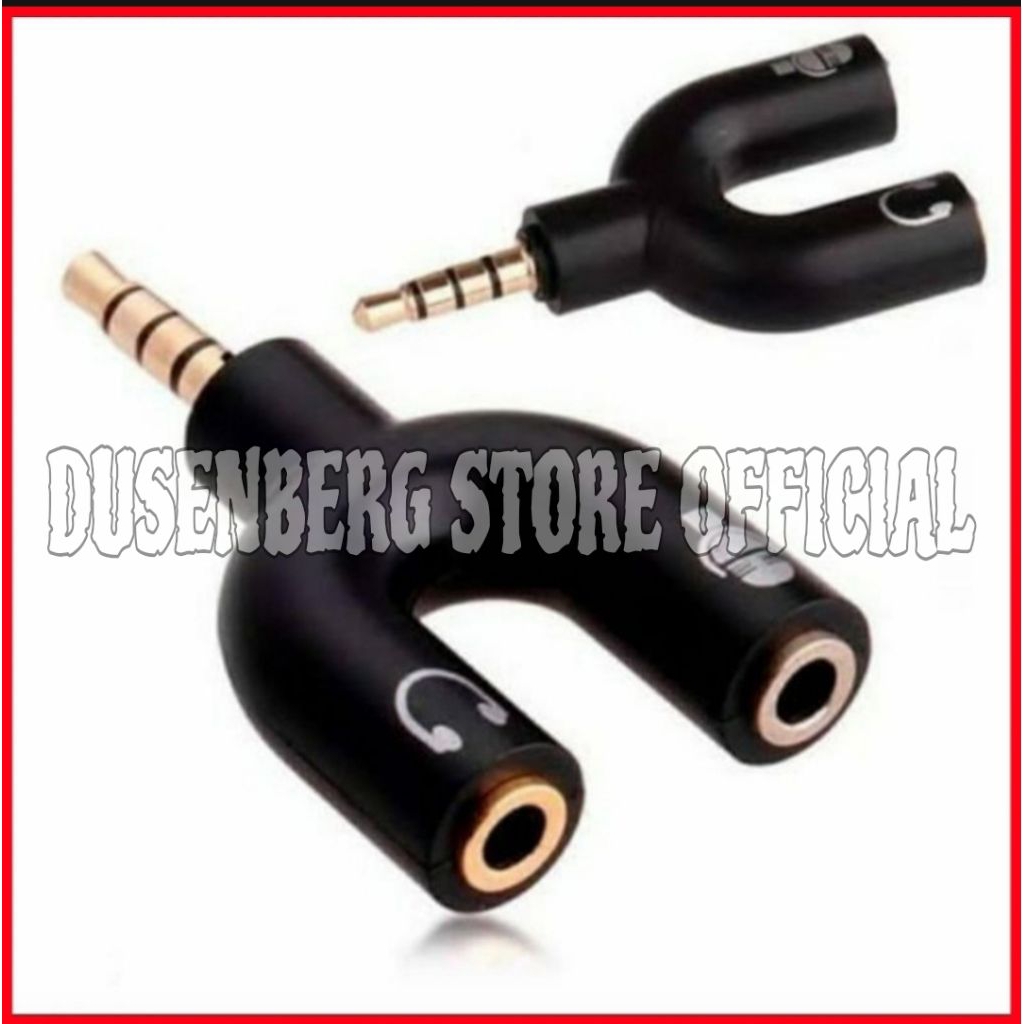 Spiliter Microphone - Spiliter Smartphone-Sambungan Mic Ke Hp Android