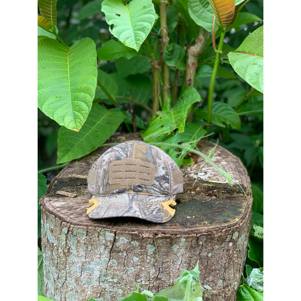 Topi Camo Real Tree Ap Laser Velcro