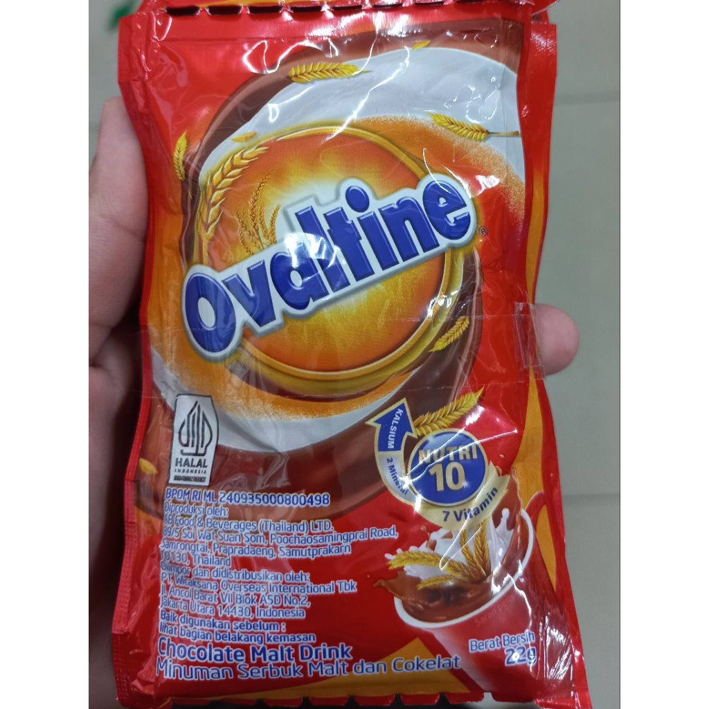 

Susu Ovaltine Bubuk Sachet 22g (10pcs) – Minuman Cokelat Energi Praktis