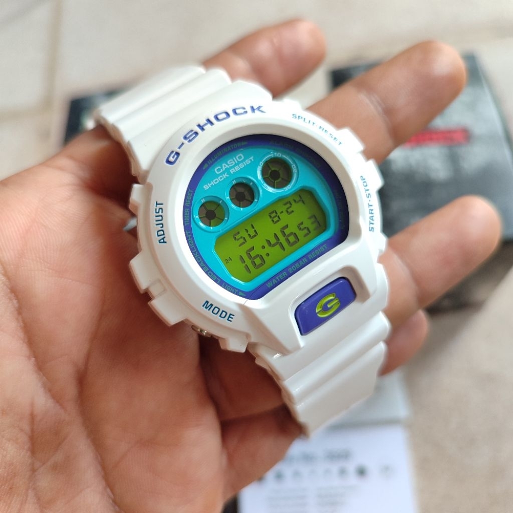 Casio G shock Gshock DW 6900 RCS Origina Like New Fullset Bekas Second