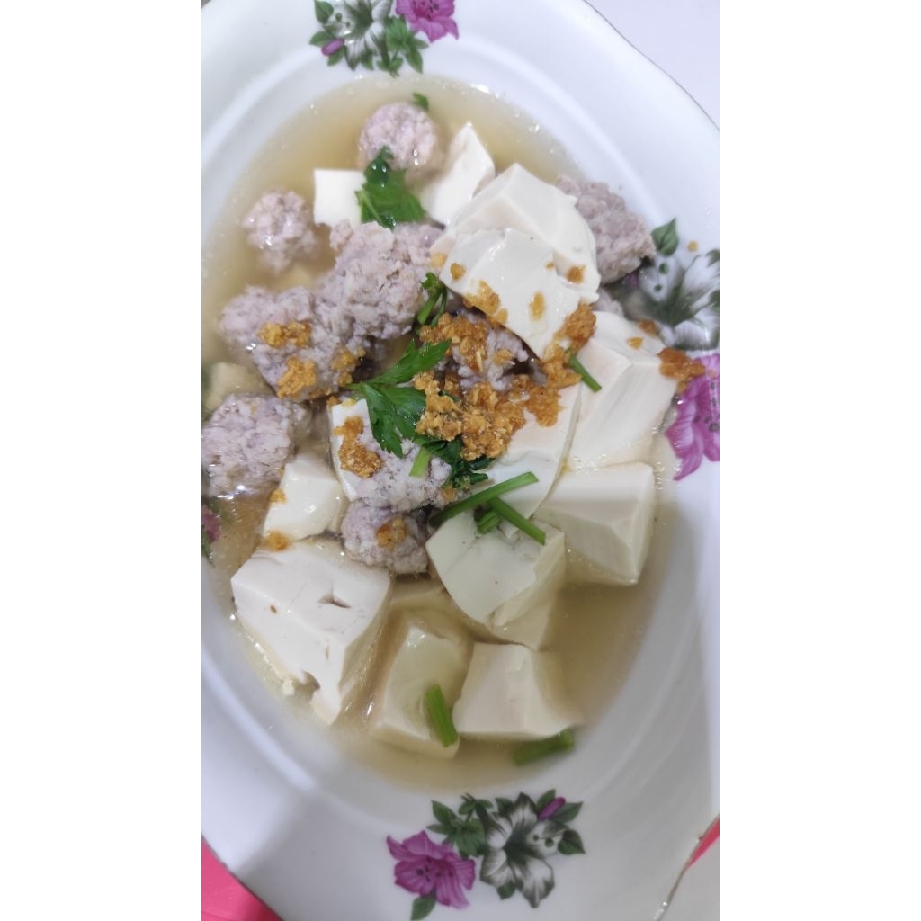 

Kuah bakso daging mix tahu air masakan kalimantan