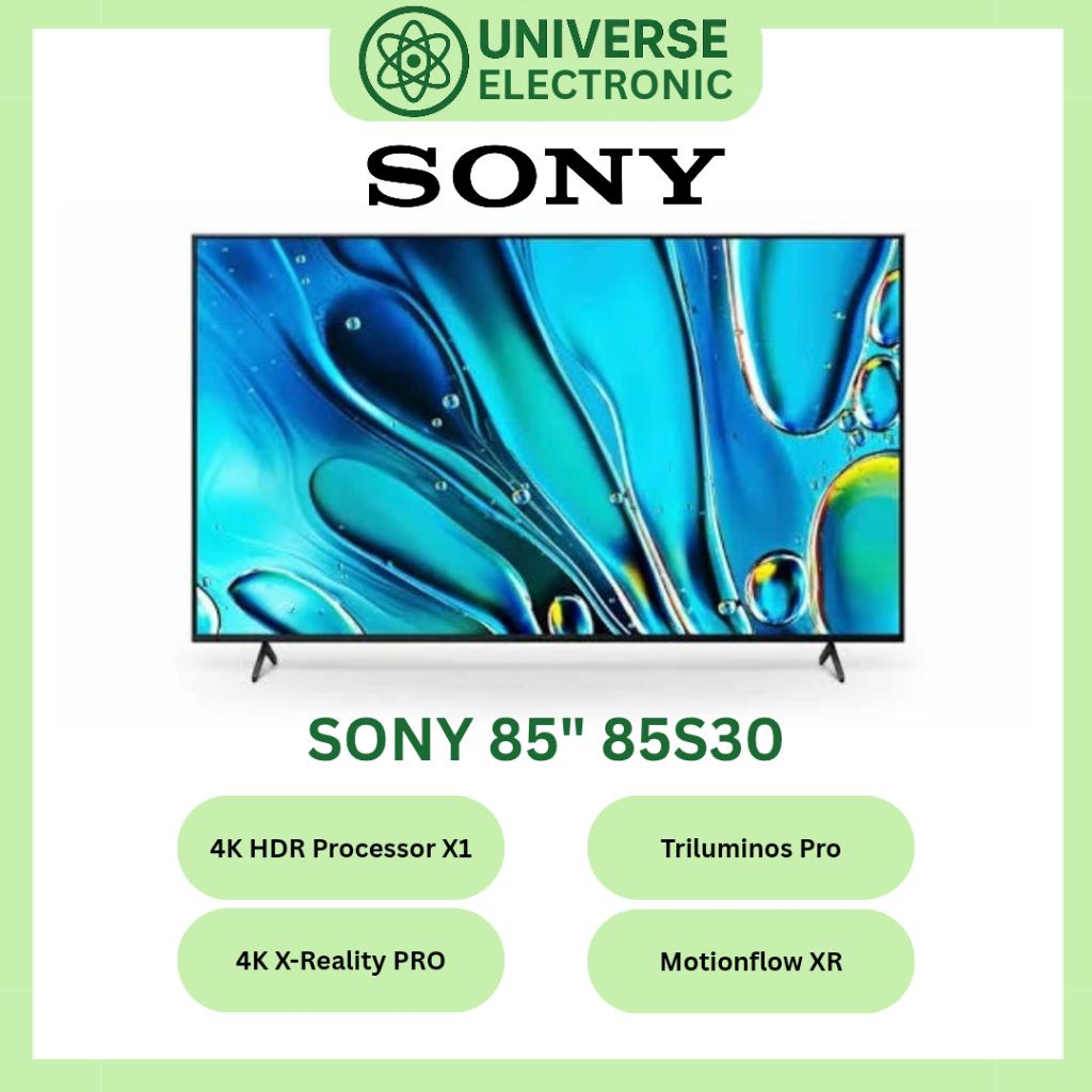 SONY K-85S30 / 85S30 4K GOOGLE TV 85 Inch