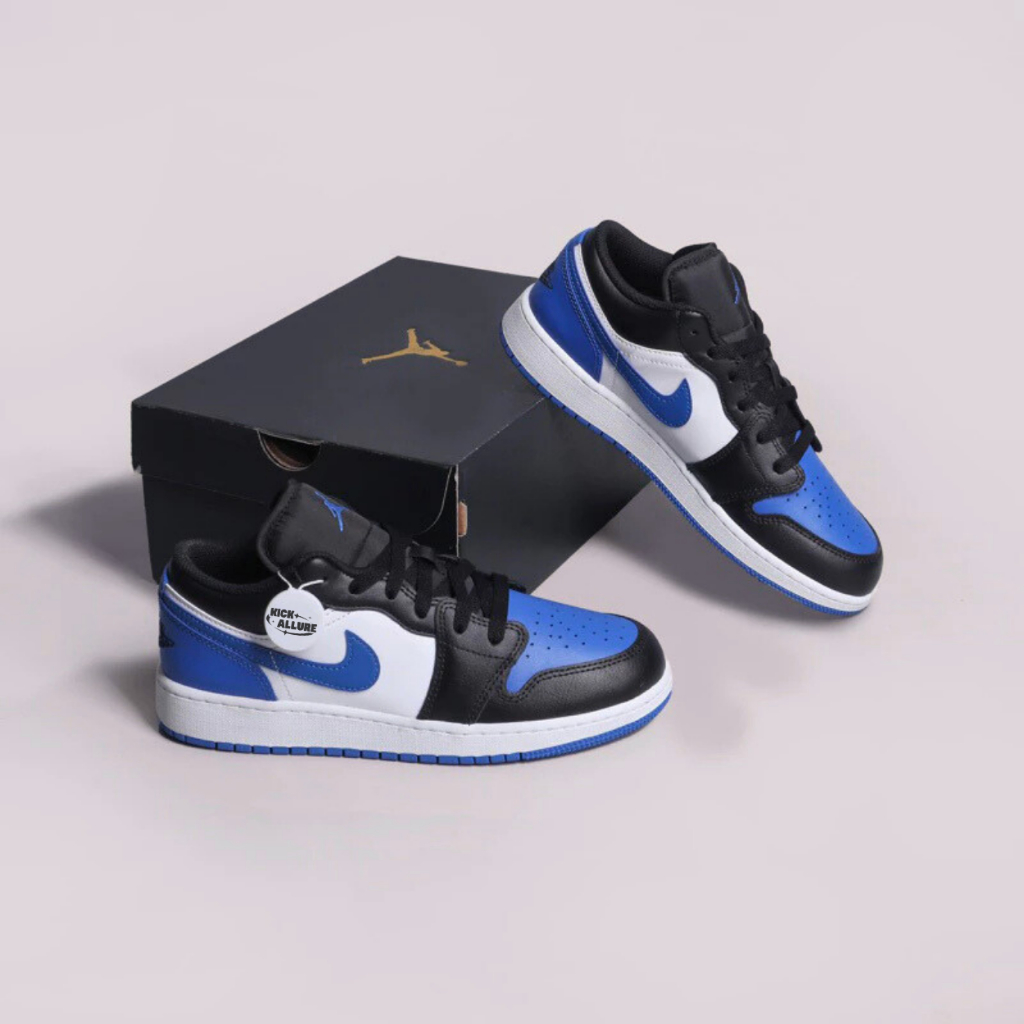 Air Jordan 1 Low Royal Toe Blue White Black